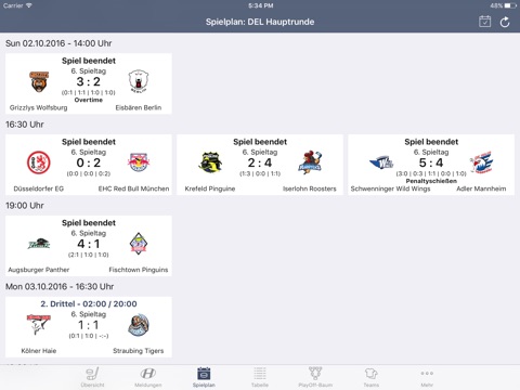 Hockeyweb － die Eishockey App screenshot 3