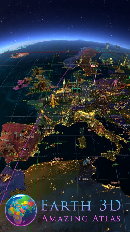 Earth 3D - Amazing Atlas for iPhone