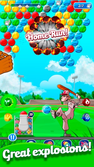 Baseball Bubble Shooter(圖5)-速報App