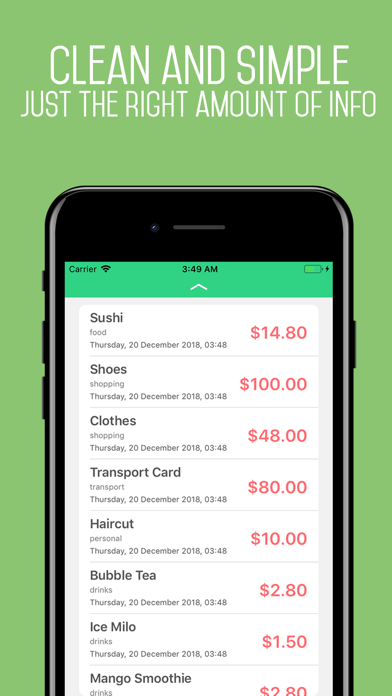 Stasher: Expenses Tracker screenshot 4