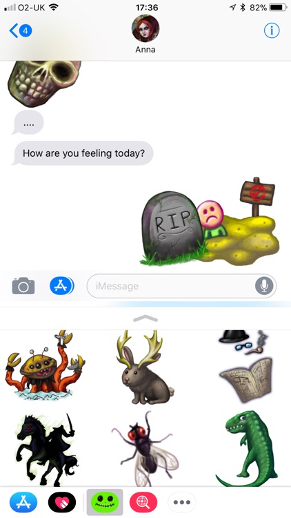 Creepy Spooky Stickers screenshot-3