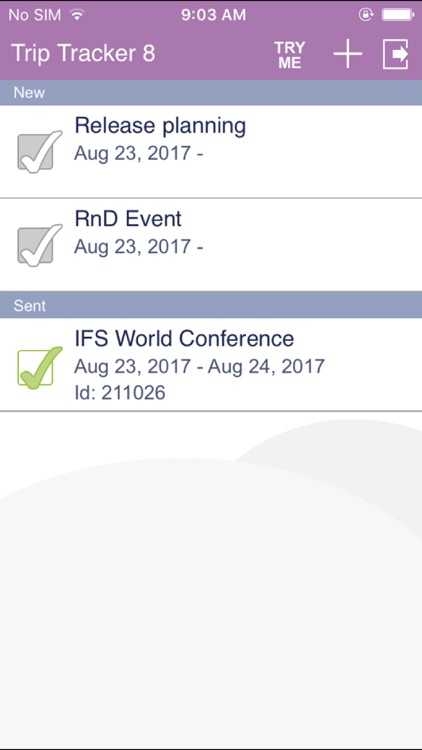 IFS Trip Tracker 8