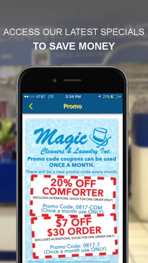 Magic Dry Cleaners and Laundry(圖2)-速報App