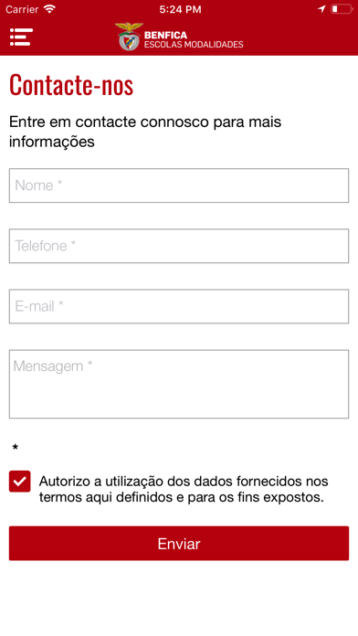 Benfica Escolas Modalidades screenshot 4