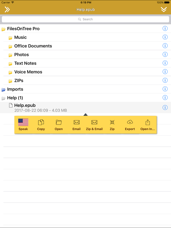 Screenshot #4 pour FilesOnTree Lite - Tree File Explorer