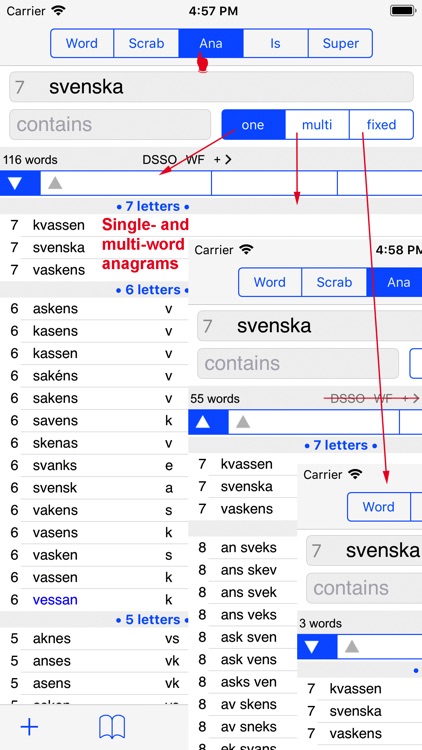 Svenska Words Finder PRO screenshot-4
