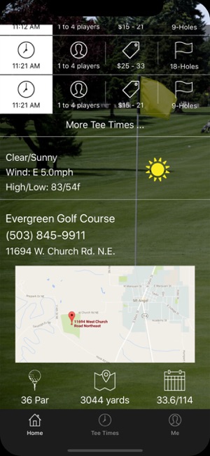 Evergreen Golf Tee Times(圖2)-速報App