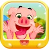 粉红小猪拼图形
