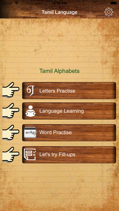 How to cancel & delete Learn Tamil Alphabets Writing from iphone & ipad 1