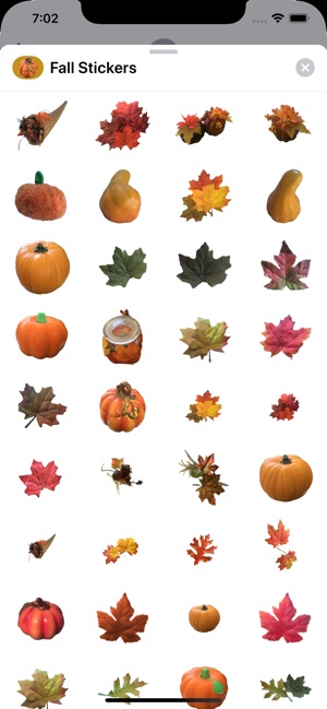 Fall Leaves & Pumpkin Stickers(圖3)-速報App