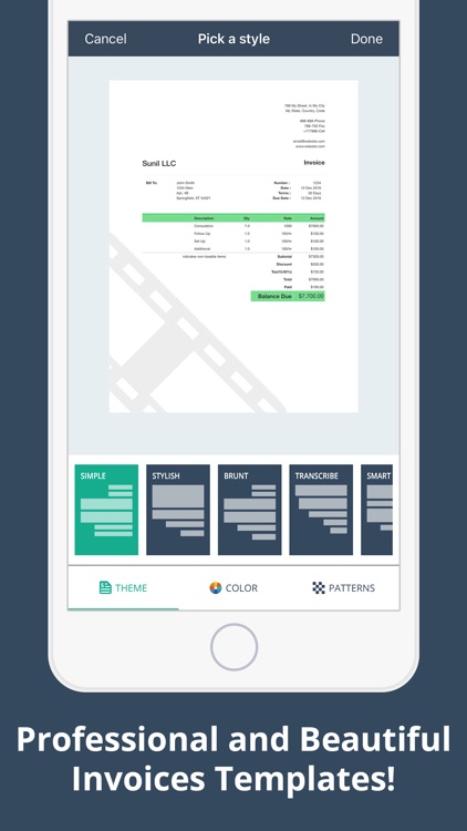Invoice Maker Accounting App.s screenshot-0