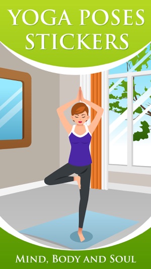 Yoga Poses Stickers for iMessage(圖1)-速報App