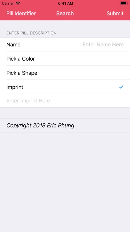 Pill Identifier Mobile App