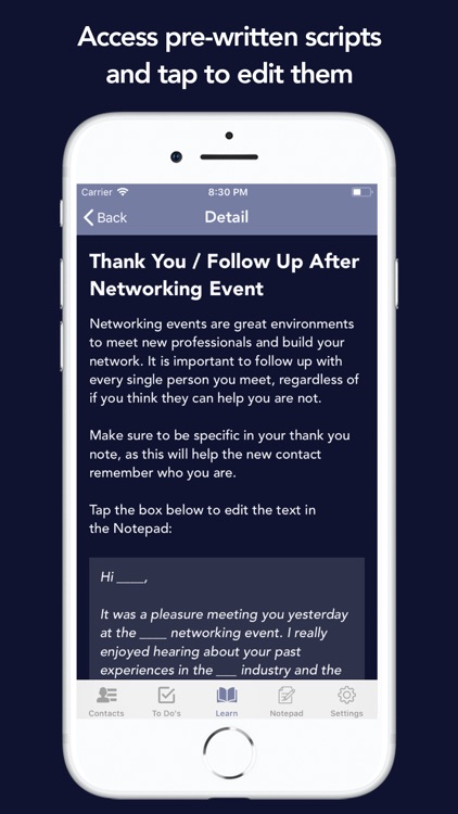 The Networking Assistant screenshot-3