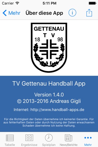 TV Gettenau Handball screenshot 4