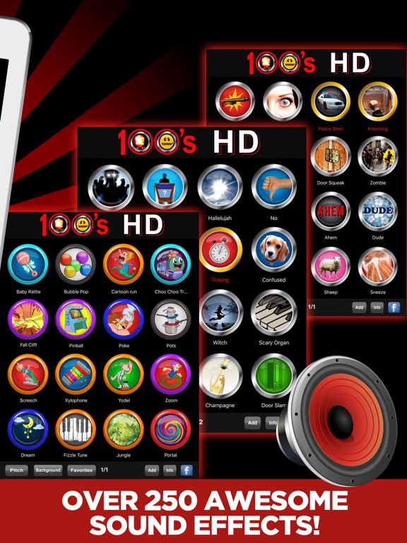 +100 Buttons and Sounds Ultimate HD Lite screenshot