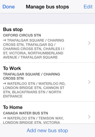 Next Bus Times London screenshot 2