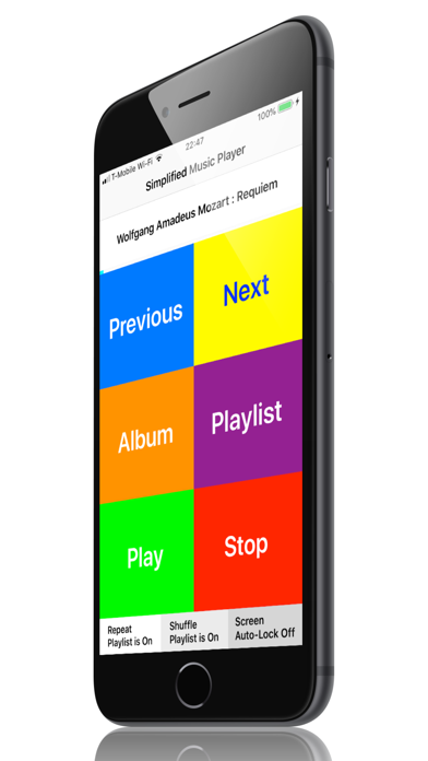Simplified Music Player screenshot 2