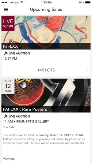 Poster Auctions International