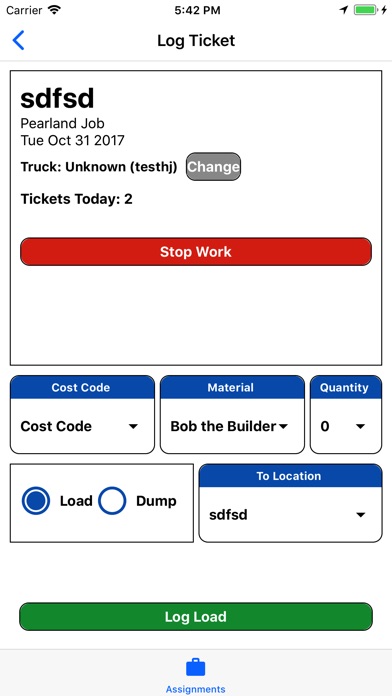 HCSS Truck Driver: Log loads screenshot 2