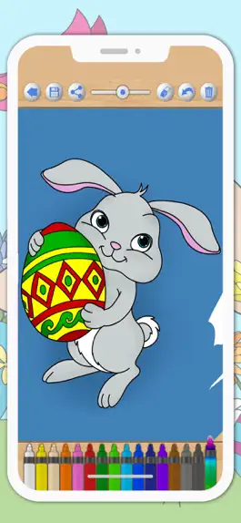 Game screenshot Easter Bunny Coloring Pages hack