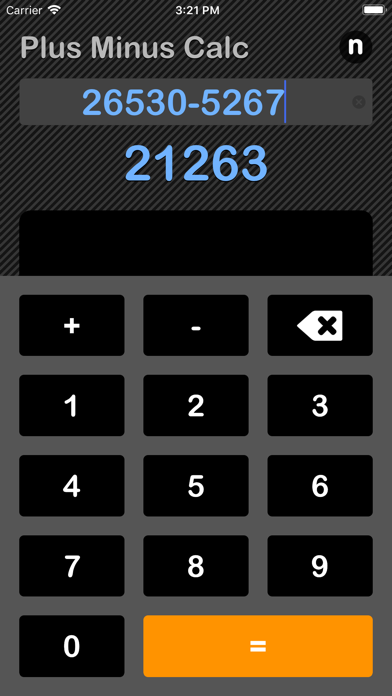Plus Minus Calculator screenshot 3