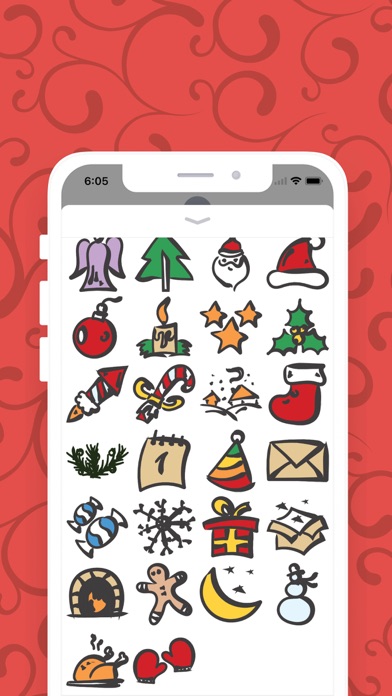 Christmas Doodle Stickers screenshot 3