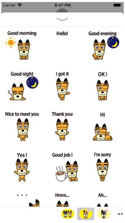 TF-Dog 10 Animation Stickers