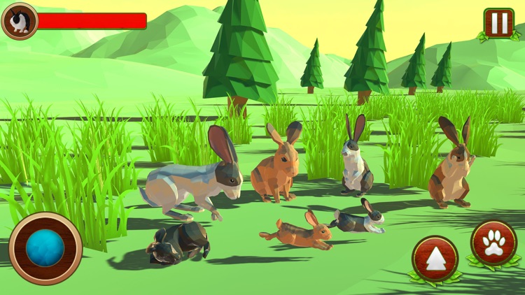 Poly Art Rabbit Simulator