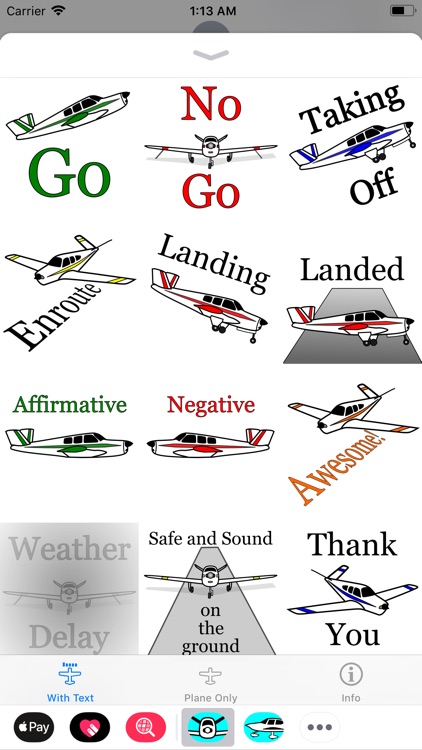 V-tail Bonanza Sticker App