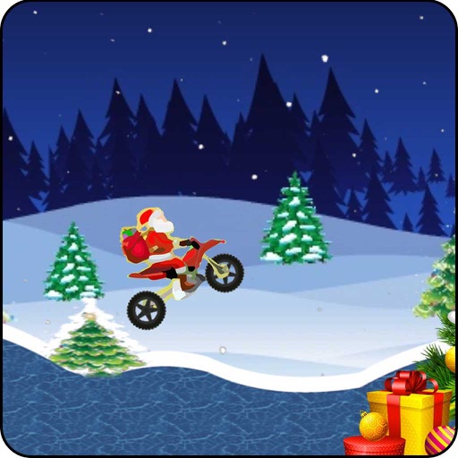 Santa Hill Bike Driving 3D