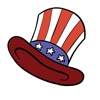 National USA Stickers
