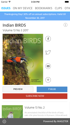 Indian BIRDS Magazine(圖1)-速報App