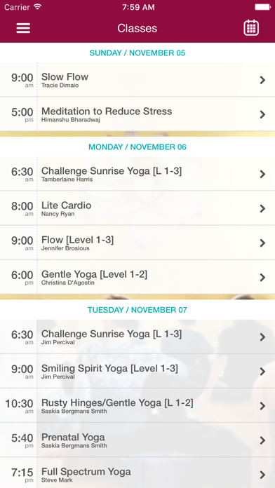 Your Community Yoga Center screenshot 3