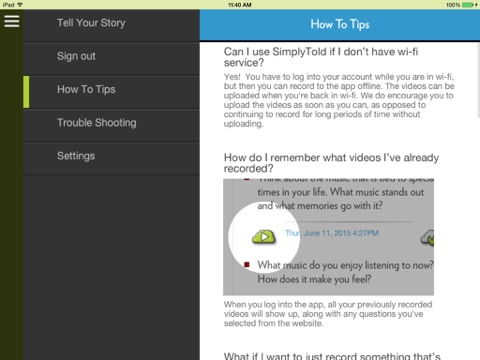 SimplyTold for iPad screenshot 3