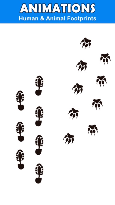 Animated Footprint Stickers Screenshot 2