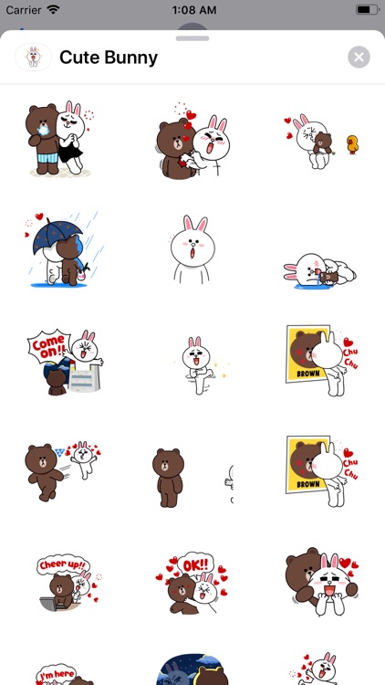 Cute Bunny Sticker