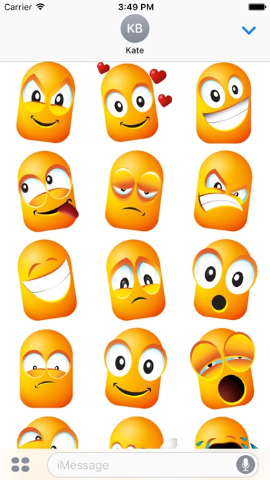 Daily Funny Face Emoji Sticker screenshot 2