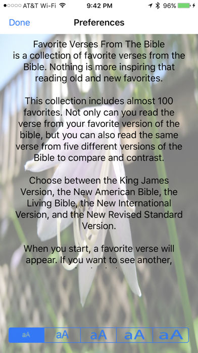 How to cancel & delete Favorite Verses from The Bible from iphone & ipad 2