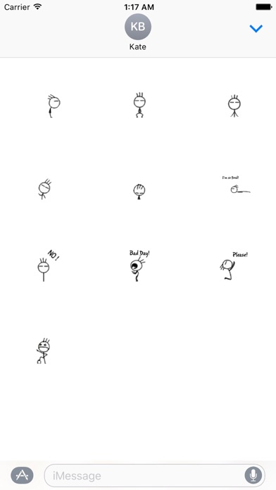 Animated Stick Man Sticker Gif screenshot 2