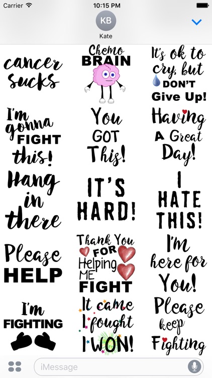 Hodgkins Lymphoma Stickers screenshot-3