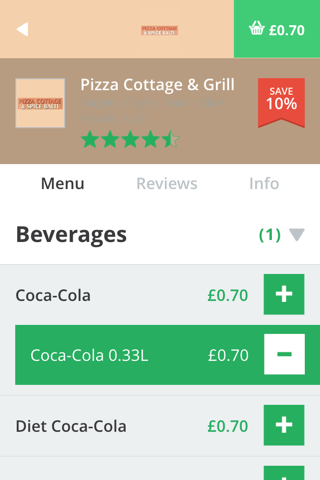 Pizza Cottage & Grill screenshot 4