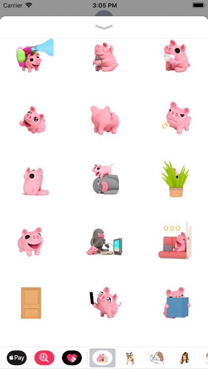 Pink Piggy Animated