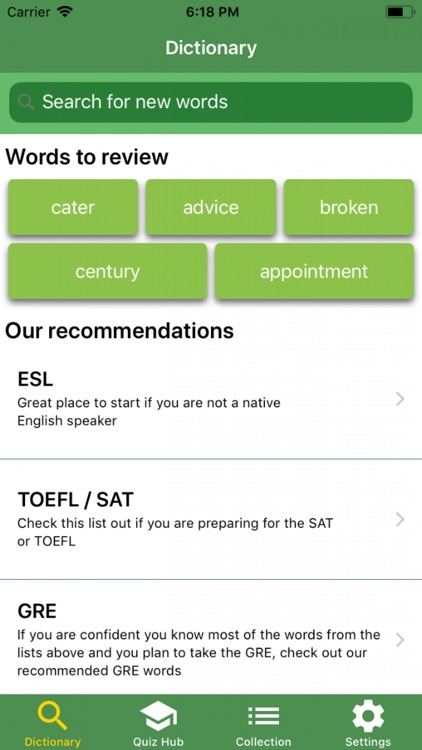 English Vocabulary Trainer