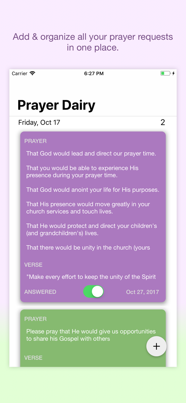 PrayerDiary - Pocket Edition