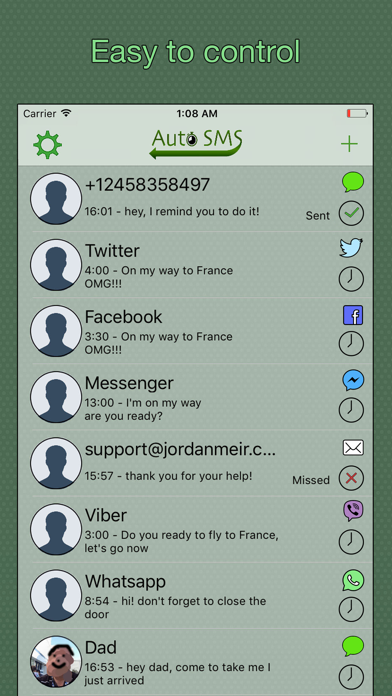 AutoSMS scheduler - auto message sender Screenshot 3