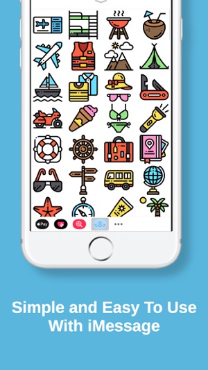 Travel Stickers for iMessage(圖3)-速報App