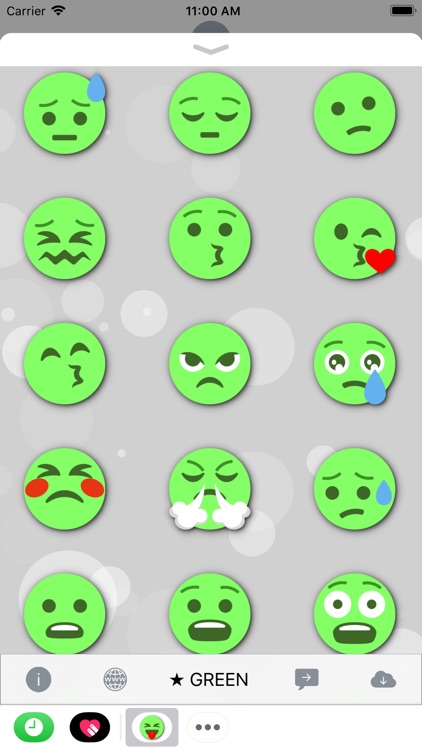 GREEN Emoji • Stickers screenshot-3