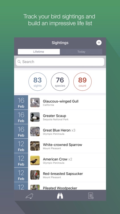 EyeLoveBirds: Bird Checklists