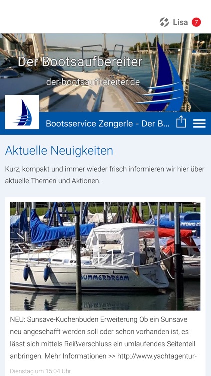 Bootsservice Zengerle